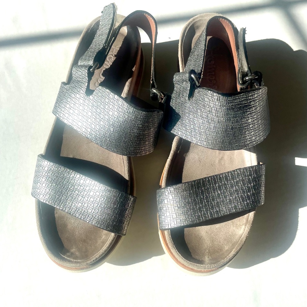 Homers Artisan Lady Argento Silver Sandals